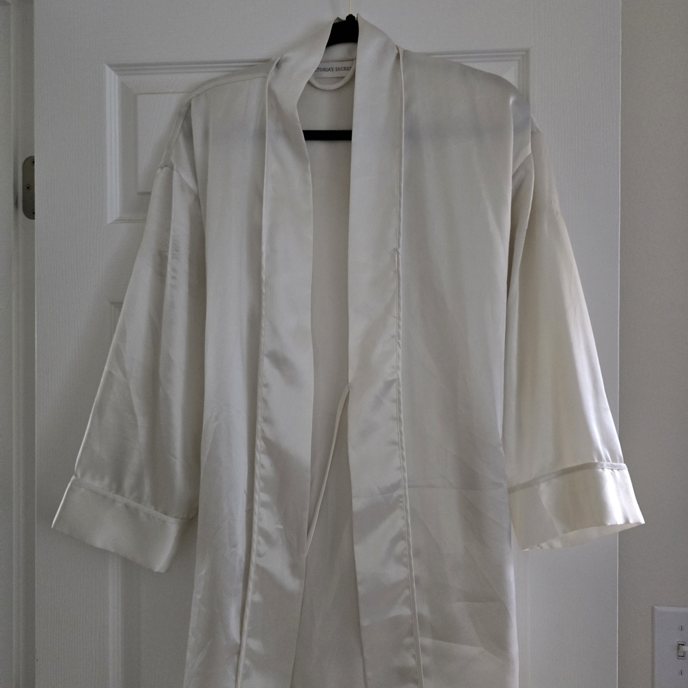 Victoria's Secret Cream Satin Garment